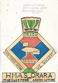 Drawings:, Design for Patch, HMAS Orara