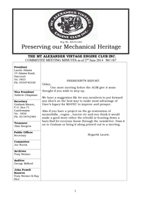 Newsletter, June 2014