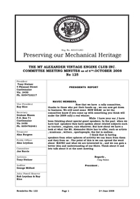 Newsletter, September 2008