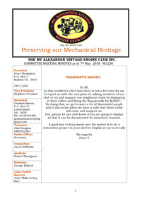 Newsletter, May 2018, 7/5/2018