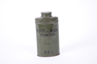 Domestic object - Foot Powder, WWII