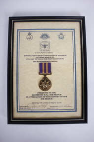 Medal - Framed Remembrance Medal, Unknown