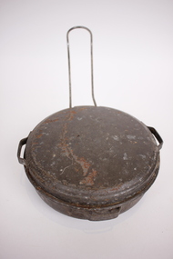 Equipment - "Dixie" (Mess Tin) with cover, Circa 1900s