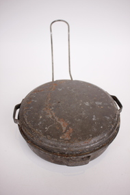 Equipment - "Dixie" (Mess Tin) with cover, Circa 1900s