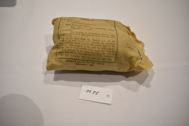 Equipment - Bandage, First Field Dressing, February,  1943