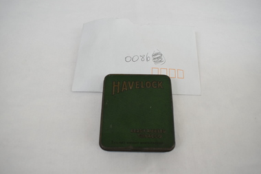 Container - Tobacco tin, Havelock. Ready Rubbed  Tobacco, 1939,/1945