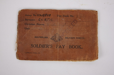 Booklet - Soldier's Pay Books, Unknown