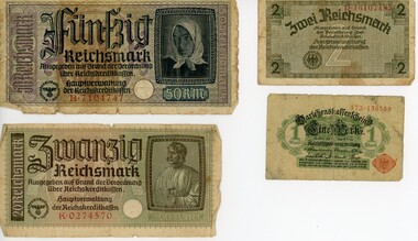 Currency - German Occupation Money, 1940s