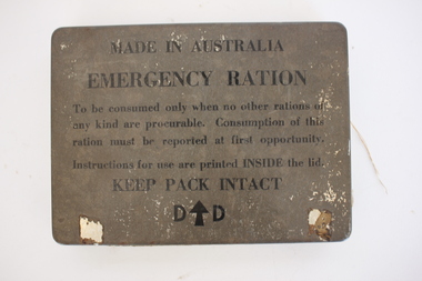 Emergency Ration Tin, WWII era