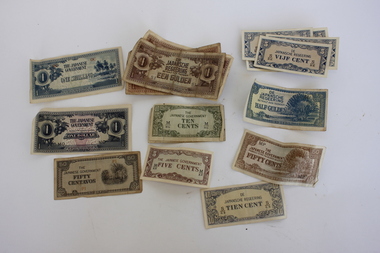 Japanese Occupation Money, WWII era