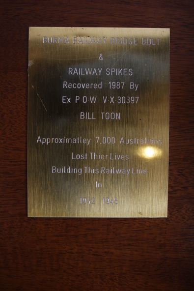 Commemorative Brass Railroad Spike Set
