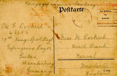 Postcard, 1918