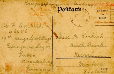 Postcard, 1918
