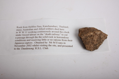 Souvenir - Rock From Hellfire Pass