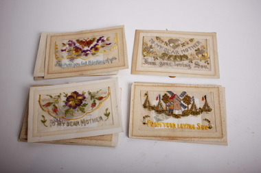 Decorative object - Embroided Postcards, c.1914-1918