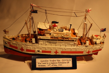 Model - Small model of ship, unknown