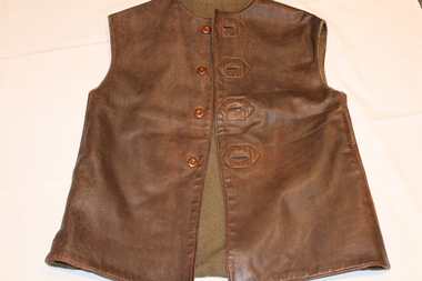 Clothing - Jerkin, Leather, H. Creighton, Approx 1947
