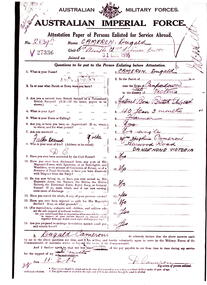 Document - Attestation Paper, Unknown
