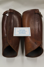 Equipment - Leather Leggings WWI, 1914-1918 circ