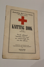Book, The Ruskin Press Pty Ltd, Australian Red Cross Knitting Book, Unknown
