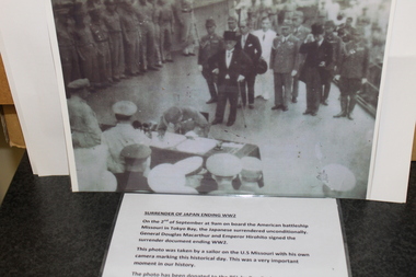 Photograph - Photograph depicting the Surrender of Japan ending WW11