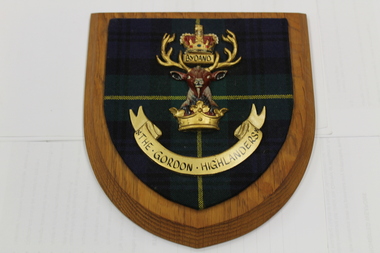 Plaque, M.W. Stephens by appointment Heraldic Woodcarvers