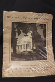Book - Commemerative book, The Speciality Press Limited. And W.D.Joynt & Company, The National War Memorial of Victoria, 1955