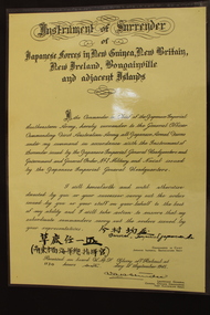 Document - Instrument of Surrender, Unknown