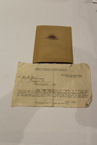 Photograph - Letter and Photograph, Unknown