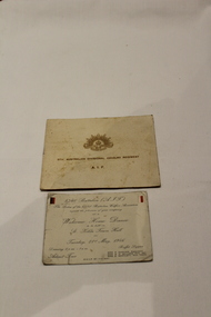 Card and invitation, Unknown