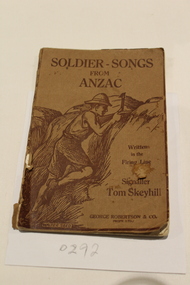 Booklet, George Robertson & Company Propy. Ltd, Soldier - Songs from Anzac, Circa early 1900s