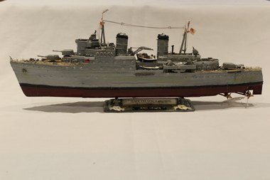Plastic model of ship, 1996   by Ken Moore