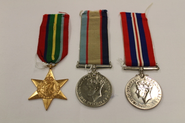 Service Medals WWII x 3, 20th Century