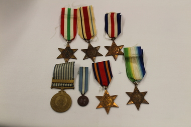 Assorted Service Medals x 6, Circa 1940s