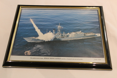 Framed Photograph "HMAS Newcastle"