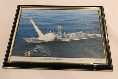 Photograph - Framed Photograph "HMAS Newcastle"