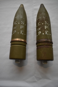 Weapon - 20 Pounder H E Shell x 2, Circa 1948