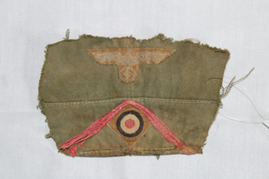 Memorabilia - Afrika Korps Woven Cloth Badge, Circa 1940's