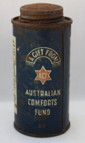 Memorabilia, Australian Comforts Fund Talcum Powder Tin