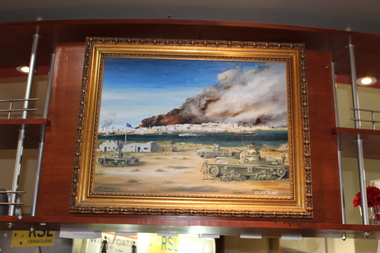 Painting - Oil painting "Tobruk 1942"
