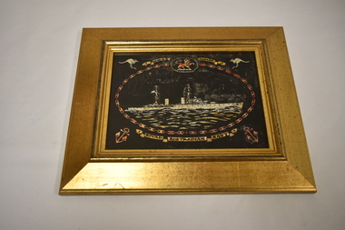 Artwork, other - Metallic artwork of HMAS Hobart