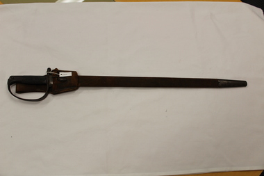 Weapon - Sabre with suede leather scabbard