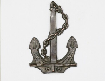 Badge - RAN Bridging Train Collar Badge, Circa 1914/15