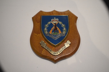 Plaque - First Battalion plaque