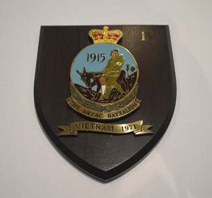Plaque - ANZAC Battalion plaque
