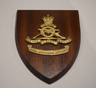 Plaque - Royal Australian Artillery plaque