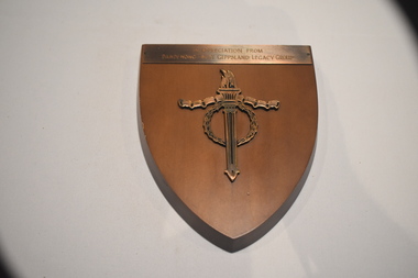 Plaque - West Gippsland Legacy plaque