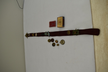 Memorabilia - Small box containing several items