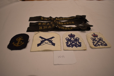 Memorabilia - Various tally bands and badges