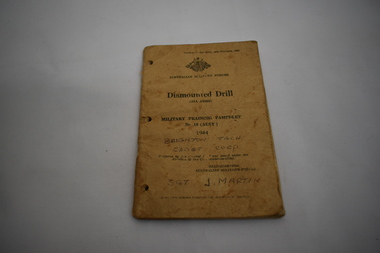 Memorabilia - Booklet, Dismounted Drill